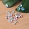 100pcs AB Color Glass Octagon Beads for Crystal Chandelier Parts (Ab octagon)